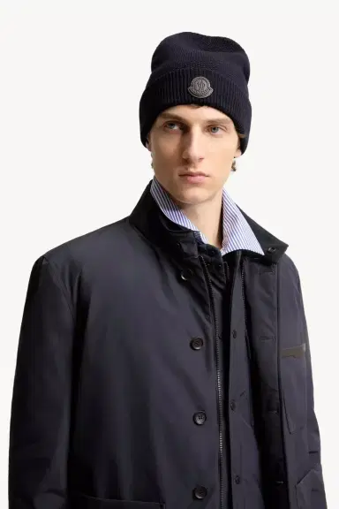 Moncler Wool Beanie | Thumbnail 3 Moncler Wool Beanie | Thumbnail 3