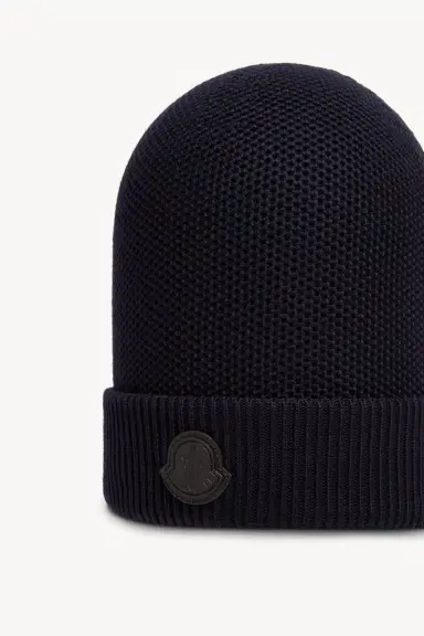 Moncler Wool Beanie | Thumbnail 4 Moncler Wool Beanie | Thumbnail 4