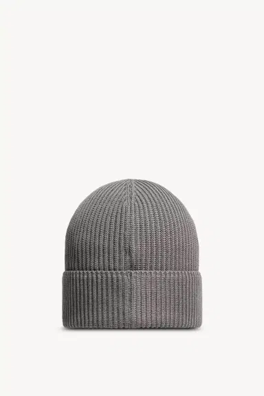 Moncler Logo Cotton Beanie | Thumbnail 5 Moncler Logo Cotton Beanie | Thumbnail 5
