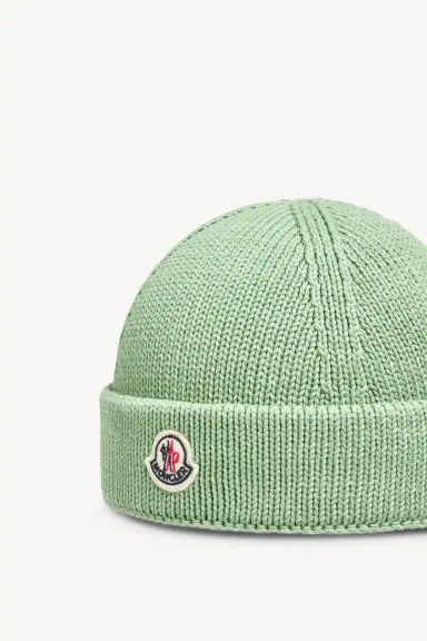 Moncler Cotton Tricot Beanie | Thumbnail 4 Moncler Cotton Tricot Beanie | Thumbnail 4