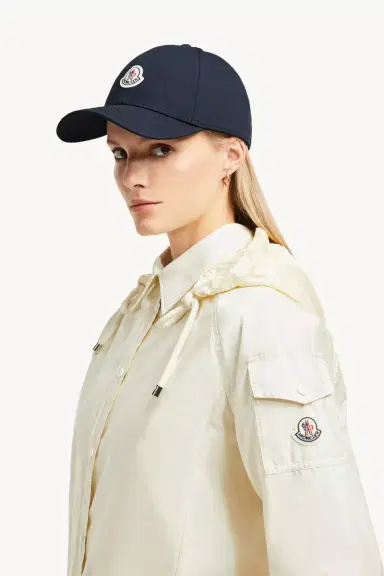 Moncler Cotton Gabardine Baseball Cap | Thumbnail 4 Moncler Cotton Gabardine Baseball Cap | Thumbnail 4