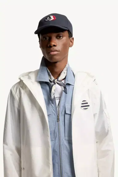Moncler Cotton Gabardine Baseball Cap | Thumbnail 3 Moncler Cotton Gabardine Baseball Cap | Thumbnail 3