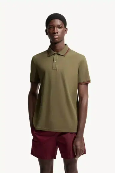 Moncler Double Collar Cotton Piquet Polo Shirt | Thumbnail 5 Moncler Double Collar Cotton Piquet Polo Shirt | Thumbnail 5