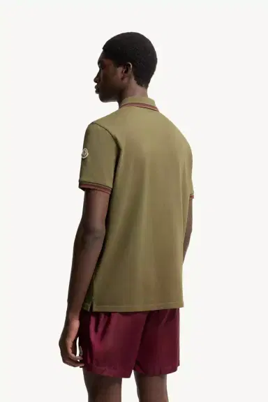 Moncler Double Collar Cotton Piquet Polo Shirt | Thumbnail 6 Moncler Double Collar Cotton Piquet Polo Shirt | Thumbnail 6