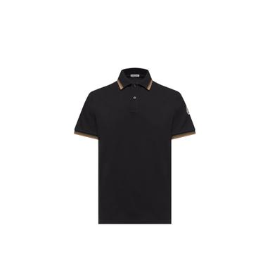 Moncler Double Collar Cotton Piquet Polo Shirt | Thumbnail 1 Moncler Double Collar Cotton Piquet Polo Shirt | Thumbnail 1