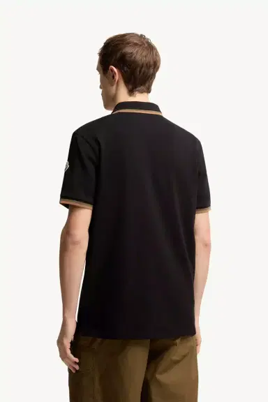 Moncler Double Collar Cotton Piquet Polo Shirt | Thumbnail 5 Moncler Double Collar Cotton Piquet Polo Shirt | Thumbnail 5