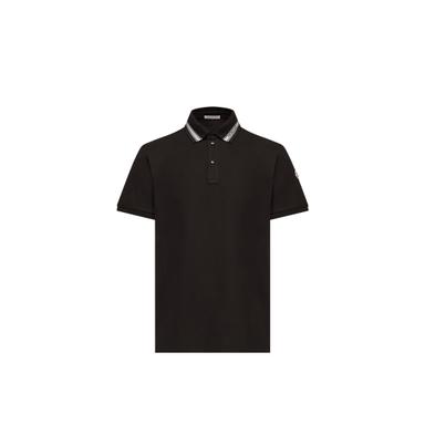 Moncler Cotton Piquet Polo Shirt | Thumbnail 1 Moncler Cotton Piquet Polo Shirt | Thumbnail 1