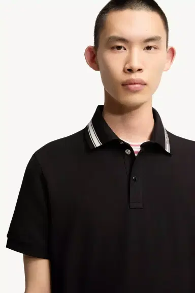 Moncler Cotton Piquet Polo Shirt | Thumbnail 7 Moncler Cotton Piquet Polo Shirt | Thumbnail 7