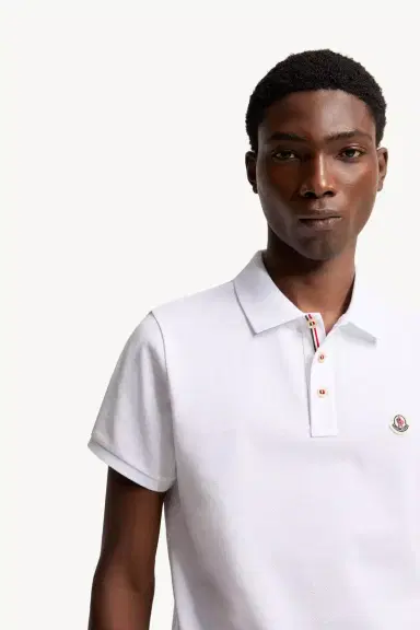 Moncler Logo Patch Cotton Polo Shirt | Thumbnail 6 Moncler Logo Patch Cotton Polo Shirt | Thumbnail 6