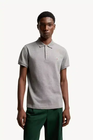 Moncler Logo Patch Cotton Polo Shirt | Thumbnail 5 Moncler Logo Patch Cotton Polo Shirt | Thumbnail 5