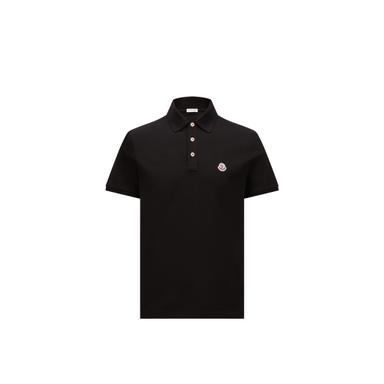 Moncler Logo Patch Cotton Polo Shirt | Thumbnail 1 Moncler Logo Patch Cotton Polo Shirt | Thumbnail 1