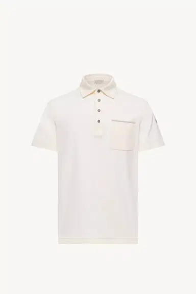 Moncler Cotton Piquet Polo Shirt | Thumbnail 2 Moncler Cotton Piquet Polo Shirt | Thumbnail 2