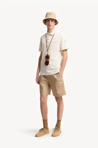 Moncler Cotton Piquet Polo Shirt | Thumbnail 3 Moncler Cotton Piquet Polo Shirt | Thumbnail 3