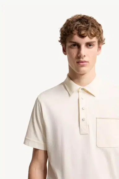 Moncler Cotton Piquet Polo Shirt | Thumbnail 7 Moncler Cotton Piquet Polo Shirt | Thumbnail 7