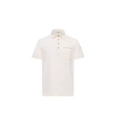 Moncler Cotton Piquet Polo Shirt | Thumbnail 1 Moncler Cotton Piquet Polo Shirt | Thumbnail 1