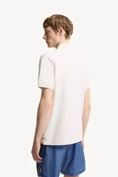 Moncler Logo Patch Cotton Piquet Polo Shirt | Thumbnail 5 Moncler Logo Patch Cotton Piquet Polo Shirt | Thumbnail 5