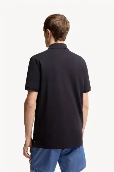 Moncler Logo Patch Cotton Piquet Polo Shirt | Thumbnail 6 Moncler Logo Patch Cotton Piquet Polo Shirt | Thumbnail 6