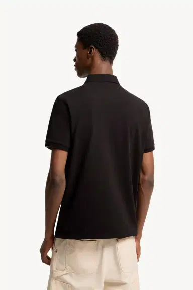 Moncler Logo Patch Cotton Piquet Polo Shirt | Thumbnail 5 Moncler Logo Patch Cotton Piquet Polo Shirt | Thumbnail 5