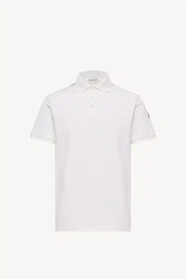 Moncler Tricolor-trimmed Cotton Piquet Polo Shirt | Thumbnail 2 Moncler Tricolor-trimmed Cotton Piquet Polo Shirt | Thumbnail 2