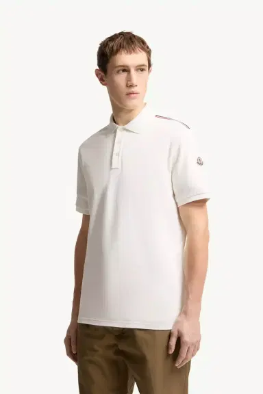 Moncler Tricolor-trimmed Cotton Piquet Polo Shirt | Thumbnail 5 Moncler Tricolor-trimmed Cotton Piquet Polo Shirt | Thumbnail 5