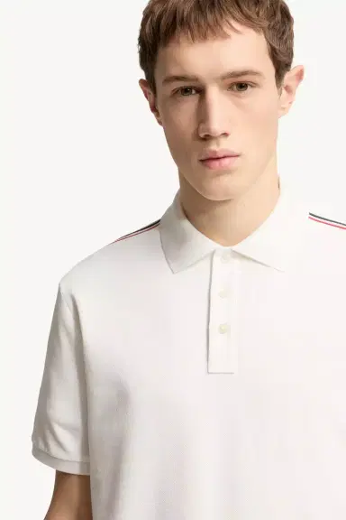 Moncler Tricolor-trimmed Cotton Piquet Polo Shirt | Thumbnail 7 Moncler Tricolor-trimmed Cotton Piquet Polo Shirt | Thumbnail 7