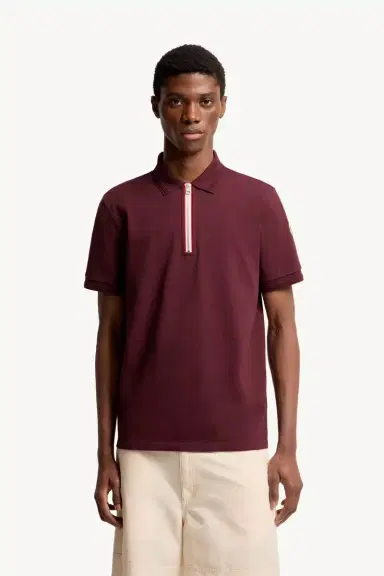 Moncler Tricolor-trimmed Cotton Polo Shirt | Thumbnail 5 Moncler Tricolor-trimmed Cotton Polo Shirt | Thumbnail 5