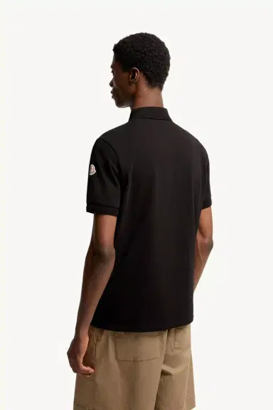 Moncler Tricolor-trimmed Cotton Polo Shirt | Thumbnail 5 Moncler Tricolor-trimmed Cotton Polo Shirt | Thumbnail 5