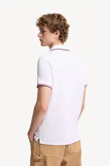 Moncler Tricolor-trimmed Cotton Piquet Polo Shirt | Thumbnail 5 Moncler Tricolor-trimmed Cotton Piquet Polo Shirt | Thumbnail 5