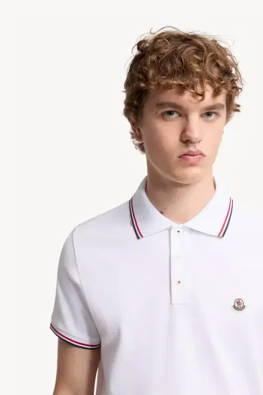 Moncler Tricolor-trimmed Cotton Piquet Polo Shirt | Thumbnail 6 Moncler Tricolor-trimmed Cotton Piquet Polo Shirt | Thumbnail 6