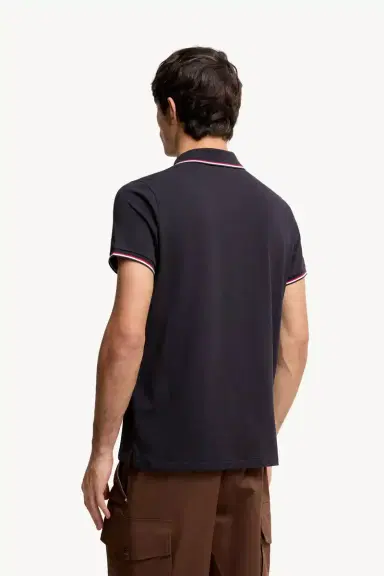 Moncler Tricolor-trimmed Cotton Piquet Polo Shirt | Thumbnail 6 Moncler Tricolor-trimmed Cotton Piquet Polo Shirt | Thumbnail 6