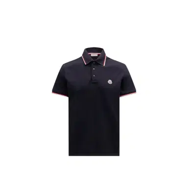 Moncler Tricolor-trimmed Cotton Piquet Polo Shirt | Thumbnail 1 Moncler Tricolor-trimmed Cotton Piquet Polo Shirt | Thumbnail 1