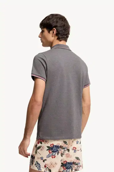 Moncler Tricolor-trimmed Cotton Piquet Polo Shirt | Thumbnail 6 Moncler Tricolor-trimmed Cotton Piquet Polo Shirt | Thumbnail 6