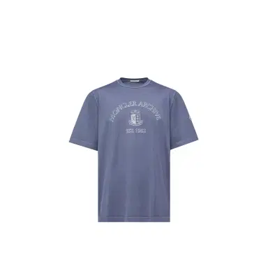 Moncler Logo Print Cotton T-shirt | Thumbnail 1 Moncler Logo Print Cotton T-shirt | Thumbnail 1