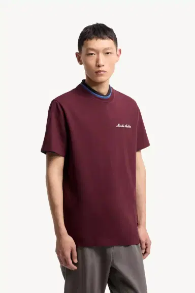Moncler Embroidered Logo Cotton T-shirt | Thumbnail 5 Moncler Embroidered Logo Cotton T-shirt | Thumbnail 5