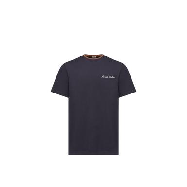 Moncler Embroidered Logo Cotton T-shirt | Thumbnail 1 Moncler Embroidered Logo Cotton T-shirt | Thumbnail 1