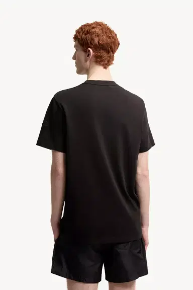 Moncler Space Embroidered Logo Cotton T-shirt | Thumbnail 6 Moncler Space Embroidered Logo Cotton T-shirt | Thumbnail 6