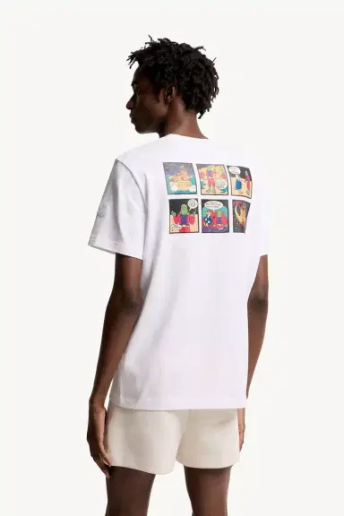 Moncler Space Monduck Cotton T-shirt | Thumbnail 6 Moncler Space Monduck Cotton T-shirt | Thumbnail 6