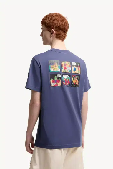 Moncler Space Monduck Cotton T-shirt | Thumbnail 6 Moncler Space Monduck Cotton T-shirt | Thumbnail 6