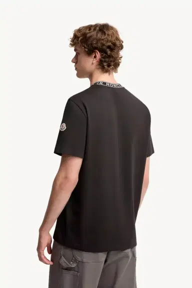 Moncler Logo-trimmed Cotton T-shirt | Thumbnail 6 Moncler Logo-trimmed Cotton T-shirt | Thumbnail 6