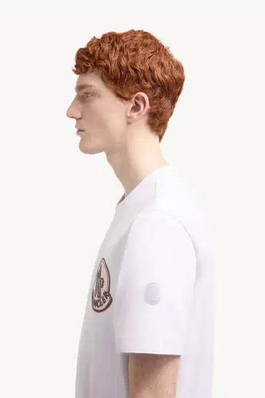 Moncler Logo Cotton T-shirt | Thumbnail 3 Moncler Logo Cotton T-shirt | Thumbnail 3