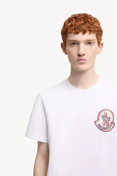 Moncler Logo Cotton T-shirt | Thumbnail 6 Moncler Logo Cotton T-shirt | Thumbnail 6