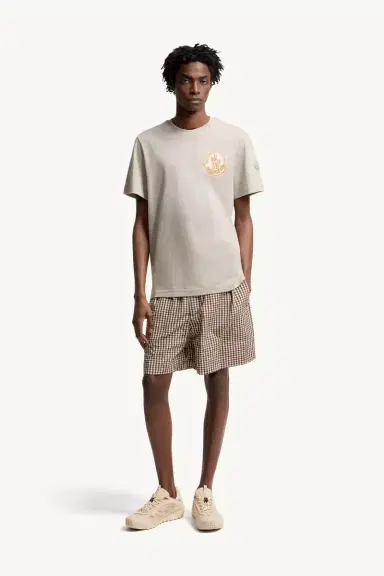 Moncler Logo Cotton T-shirt | Thumbnail 3 Moncler Logo Cotton T-shirt | Thumbnail 3