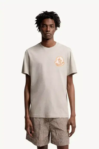 Moncler Logo Cotton T-shirt | Thumbnail 5 Moncler Logo Cotton T-shirt | Thumbnail 5