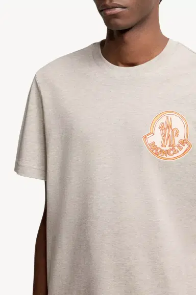 Moncler Logo Cotton T-shirt | Thumbnail 7 Moncler Logo Cotton T-shirt | Thumbnail 7