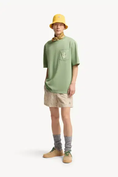 Moncler Embroidered Anchor Cotton T-shirt | Thumbnail 3 Moncler Embroidered Anchor Cotton T-shirt | Thumbnail 3
