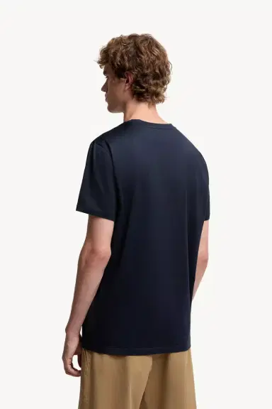 Moncler Double Logo Patch Cotton T-shirt | Thumbnail 6 Moncler Double Logo Patch Cotton T-shirt | Thumbnail 6
