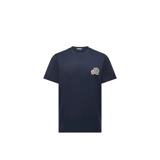 Double Logo Patch Cotton T-shirt Double Logo Patch Cotton T-shirt