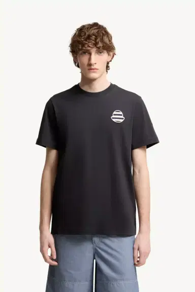 Moncler Striped Logo Cotton Jersey T-shirt | Thumbnail 4 Moncler Striped Logo Cotton Jersey T-shirt | Thumbnail 4