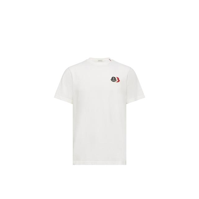 Embroidered Tricolor Logo Cotton T-shirt Embroidered Tricolor Logo Cotton T-shirt