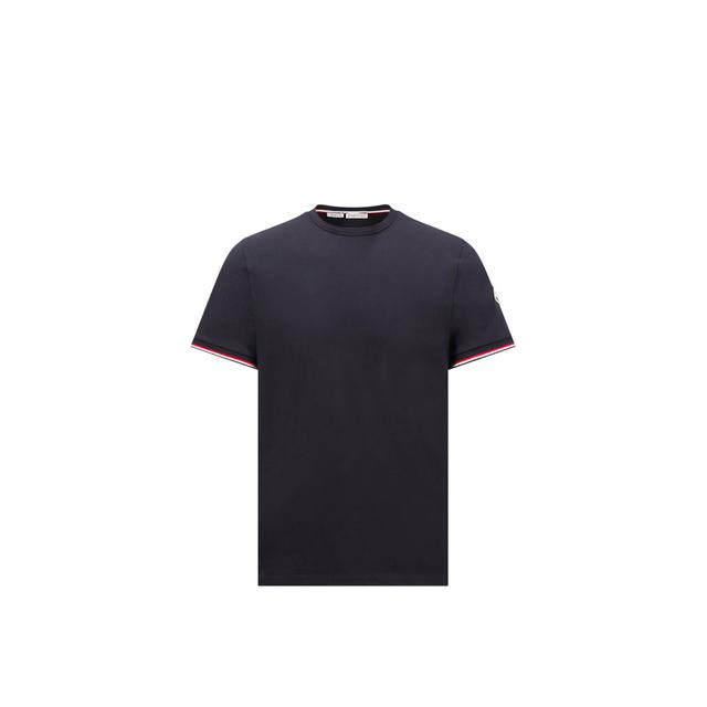 Tricolor-trimmed Cotton T-shirt Tricolor-trimmed Cotton T-shirt
